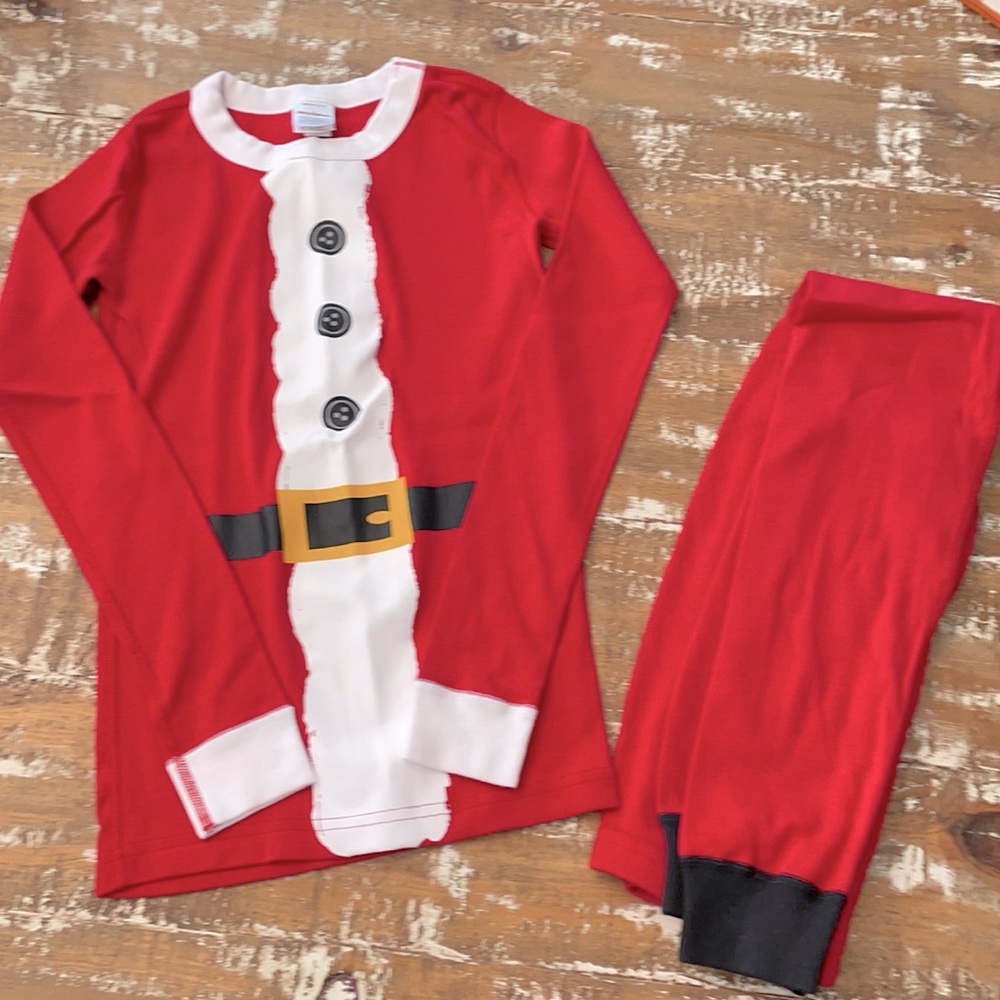 Hanna Anderrson, Santa Long John PJs, Size 10, NWOT